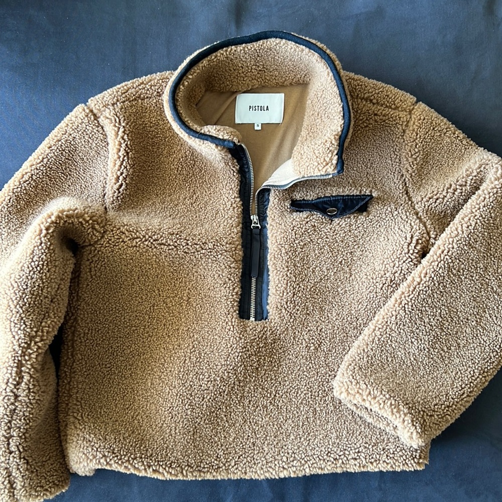 Pistola Brown Sherpa Pullover